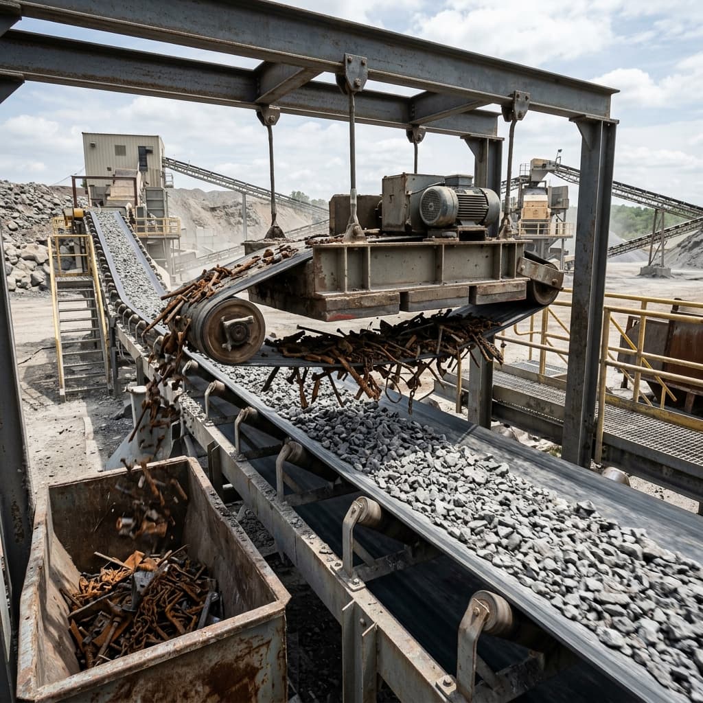 Removal of Iron/Ferrous Objects